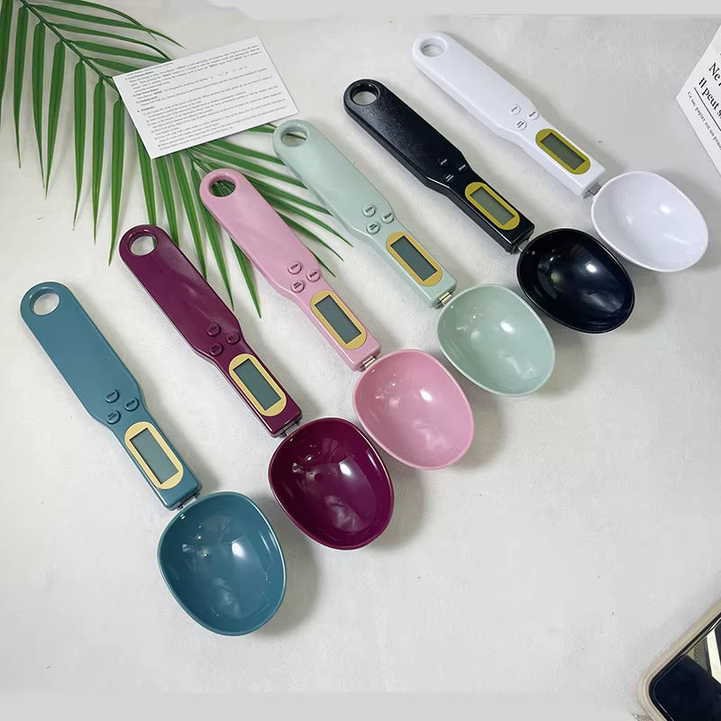 0.1G-500G Electronic Kitchen Scale LCD Digital Measuring Food Flour Digital Spoon Scale Mini Kitchen Tool for Milk Coffee Scale