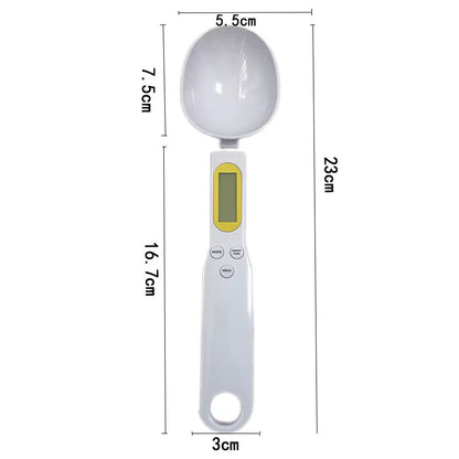 0.1G-500G Electronic Kitchen Scale LCD Digital Measuring Food Flour Digital Spoon Scale Mini Kitchen Tool for Milk Coffee Scale