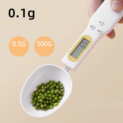 0.1G-500G Electronic Kitchen Scale LCD Digital Measuring Food Flour Digital Spoon Scale Mini Kitchen Tool for Milk Coffee Scale